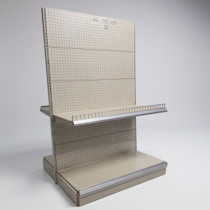 Acasă perforat gondola rack Super Strong WHITE 165cm