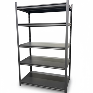 Rafturi metalice Super Strong 180/100/30cm, 5 niveluri 150kg per raft, negru